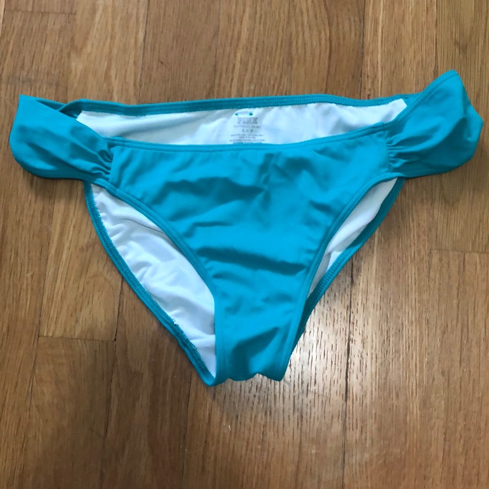 Adorable hipster bikini teal bottoms from PINK VS!